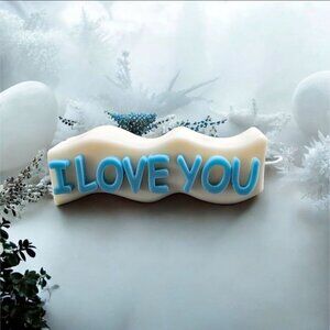 I Love You ✦ Soy Wax Candle ✦ Happy Days Scent Handmade NWT